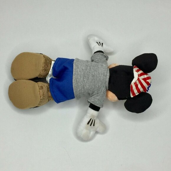 Disney Mickey Mouse 10" Mini Bean Bag Patriotic Plush Toy American Flag Stuffie - Picture 4 of 9